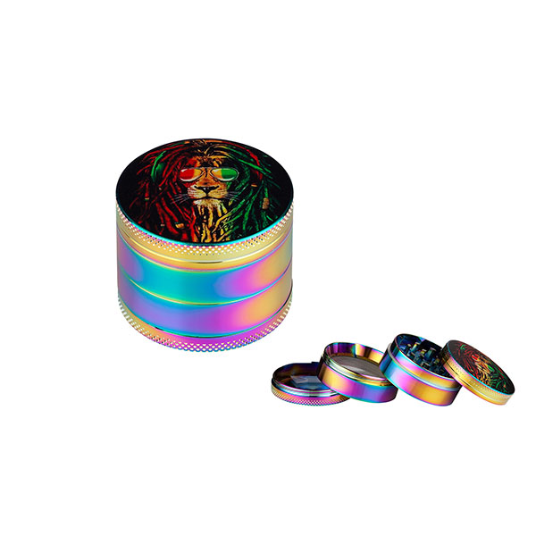 Grinder-4-part-55mm-rainbow-tiger-zinc